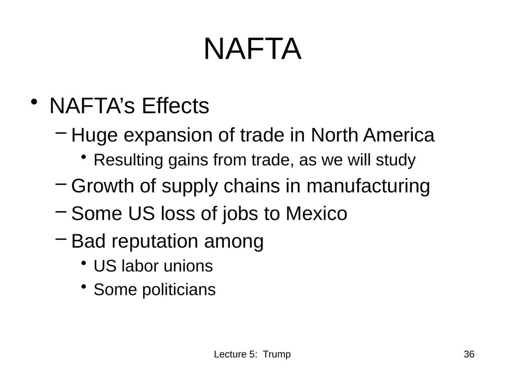 Class 5 Trade Policies under Trump PubPol 201 - slide 36 of 43