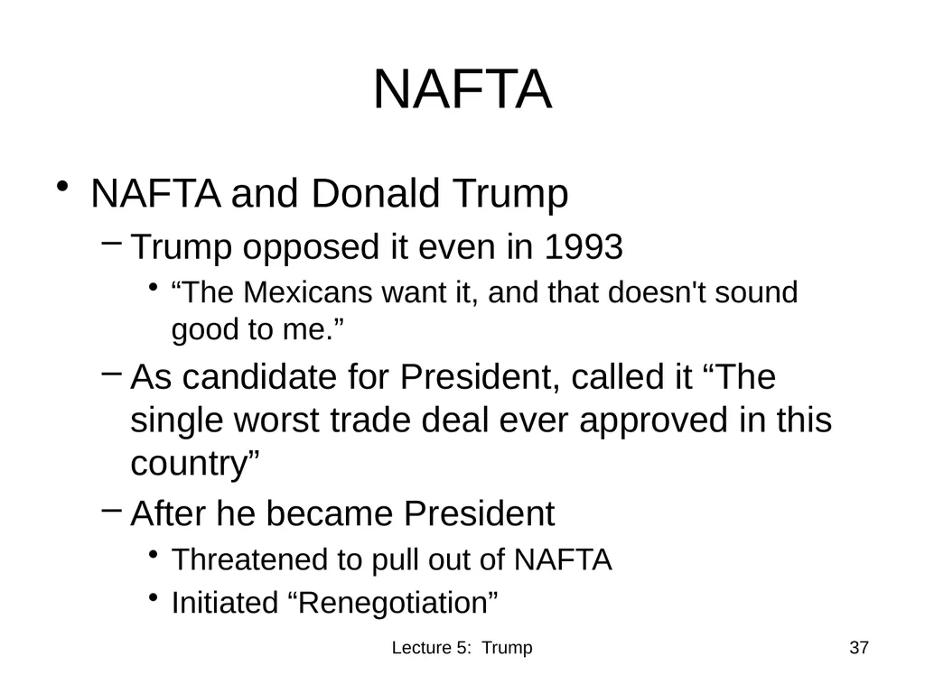 Class 5 Trade Policies under Trump PubPol 201 - slide 37 of 43