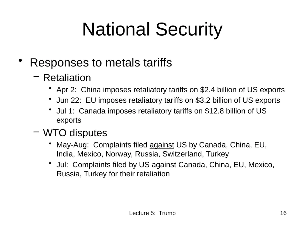 Class 5 Trade Policies under Trump PubPol 201 - slide 16 of 43