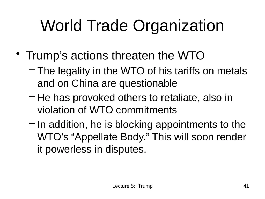 Class 5 Trade Policies under Trump PubPol 201 - slide 41 of 43