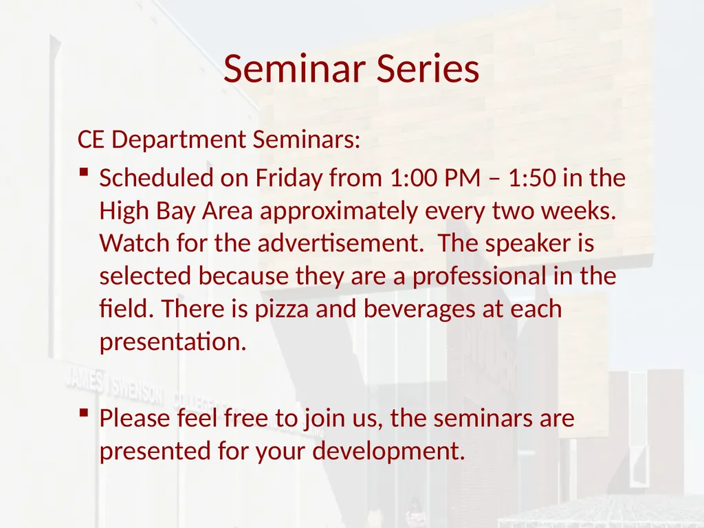 Civil Engineering UMD Pre-Advising March 2017 BSCE - slide 21 of 26