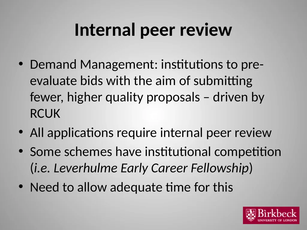 Introduction to Research Grants and Contracts - slide 11 of 14