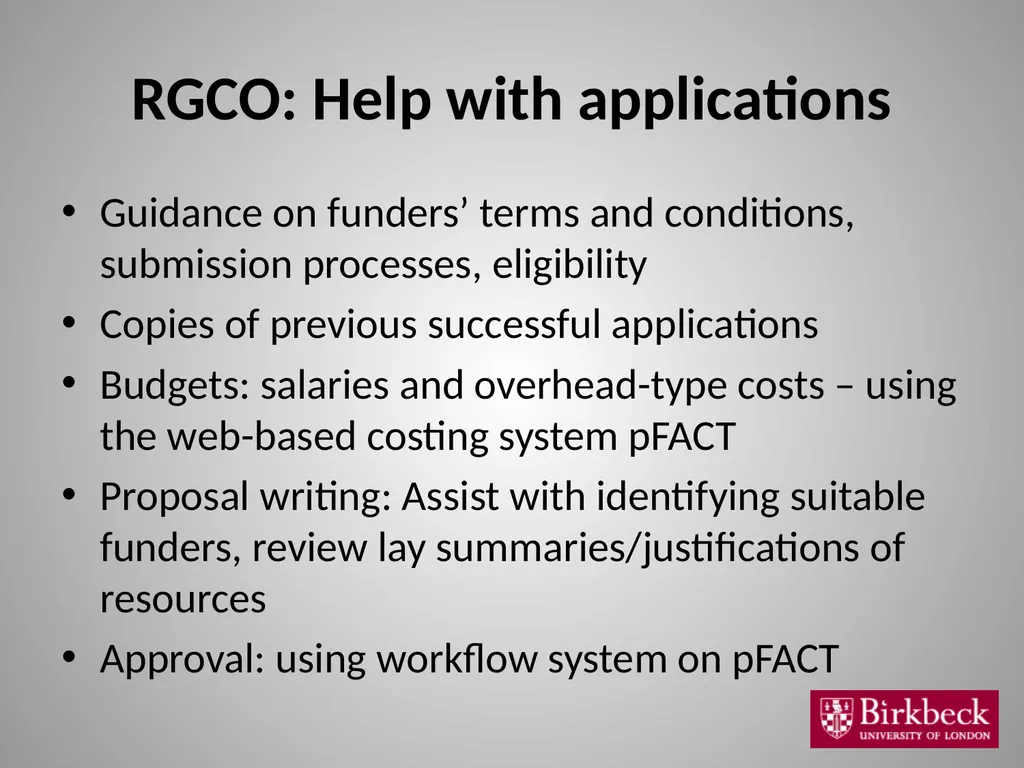 Introduction to Research Grants and Contracts - slide 8 of 14