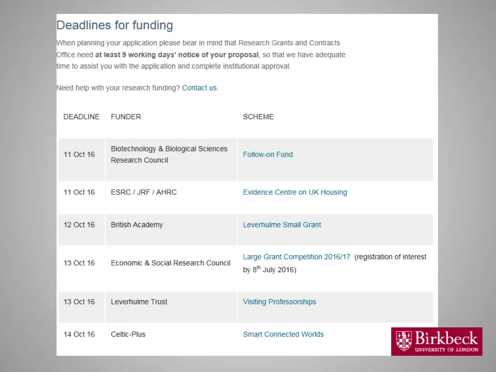 Introduction to Research Grants and Contracts - slide 7 of 14