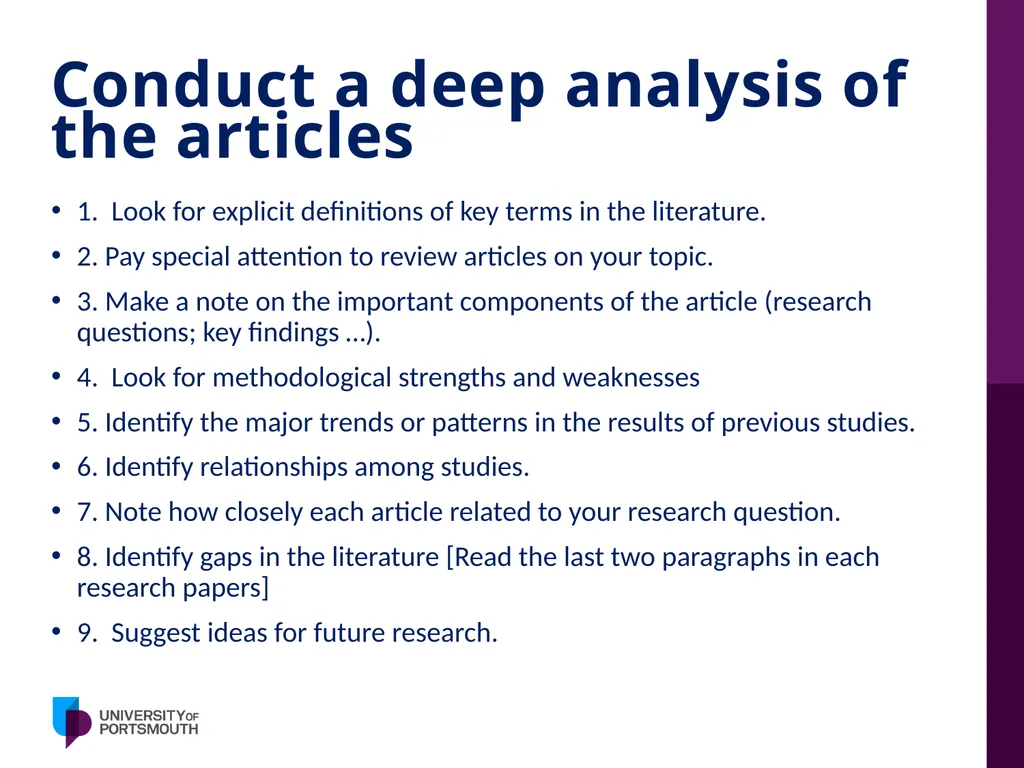 Doing Literature Review: Tips and Tricks Khaled - slide 64 of 66