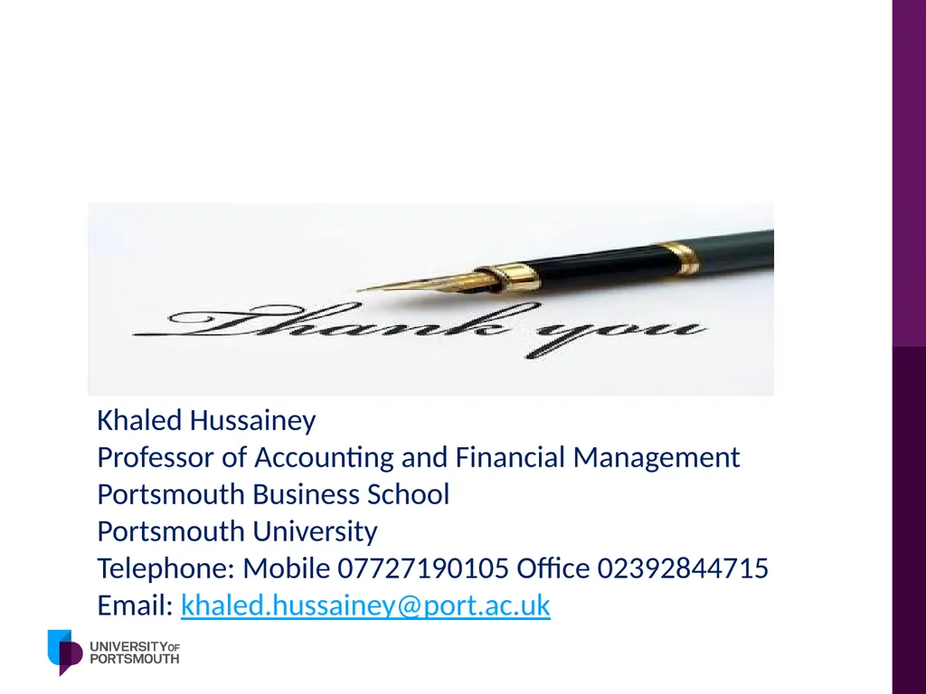 Doing Literature Review: Tips and Tricks Khaled - slide 66 of 66