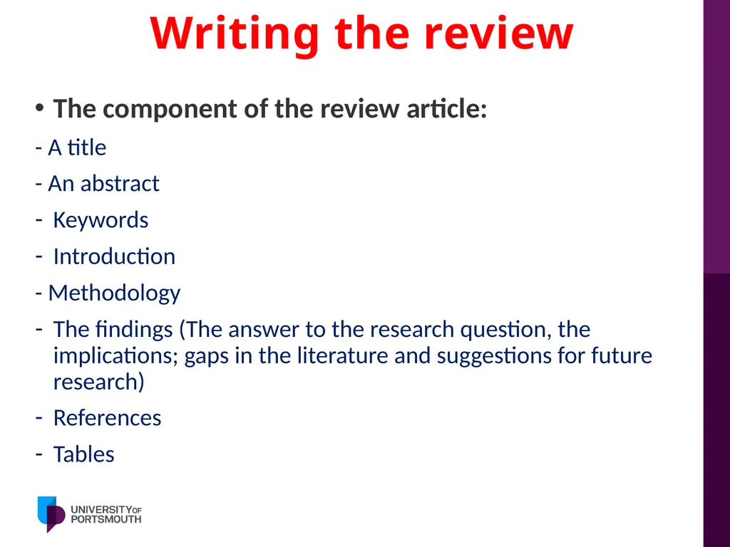 Doing Literature Review: Tips and Tricks Khaled - slide 65 of 66