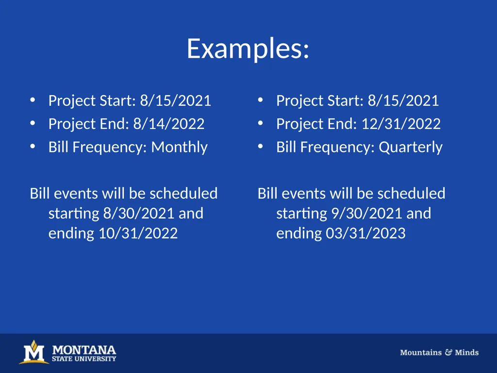 GRANT BILLING Background Grant Billing is a tool - slide 10 of 18
