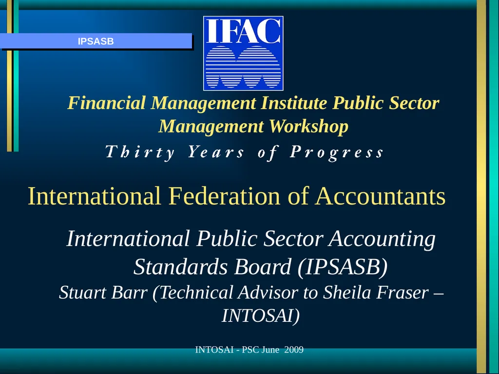 Financial Management Institute Public Sector - slide 1 of 33