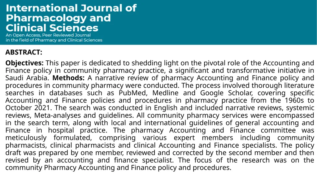 Community Pharmacy Policy and Procedures: - slide 2 of 5
