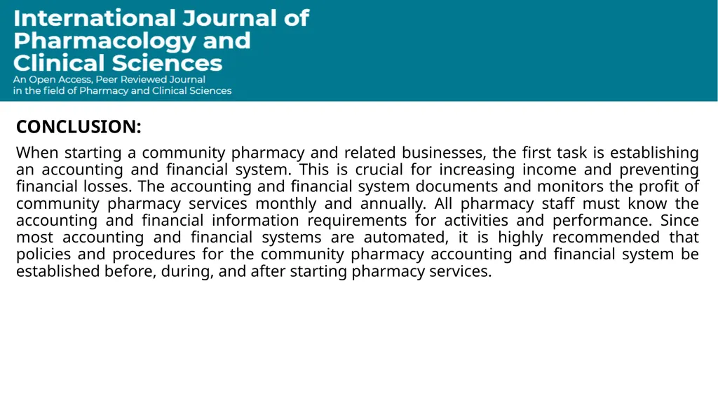 Community Pharmacy Policy and Procedures: - slide 5 of 5