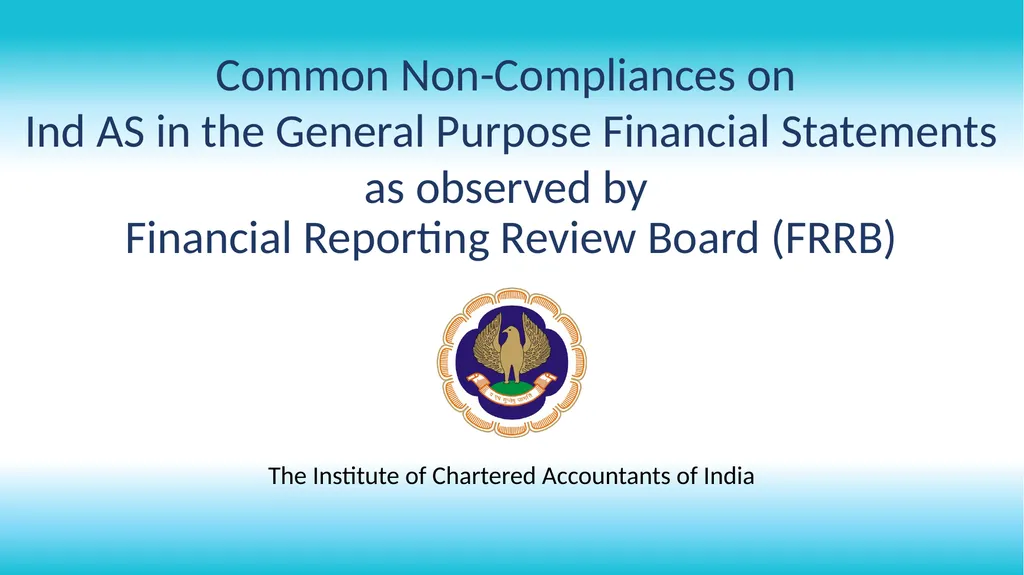 Common Non-Compliances on Ind AS in the General