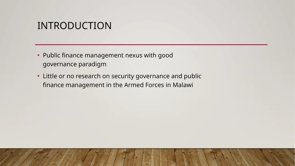 Executive Supremacy and the Armed Forces: A Case - slide 3 of 11