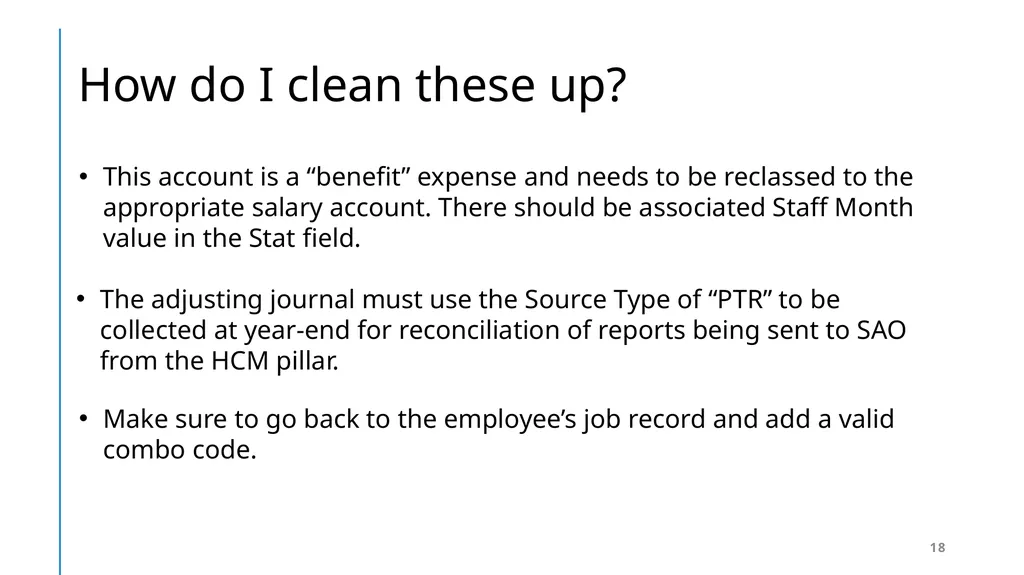 Presented by: SBCTC System Accounting staff - slide 18 of 19