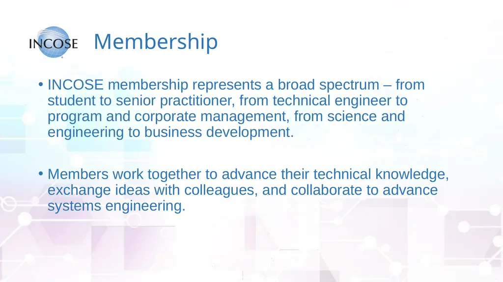The International Council on Systems Engineering A - slide 7 of 30