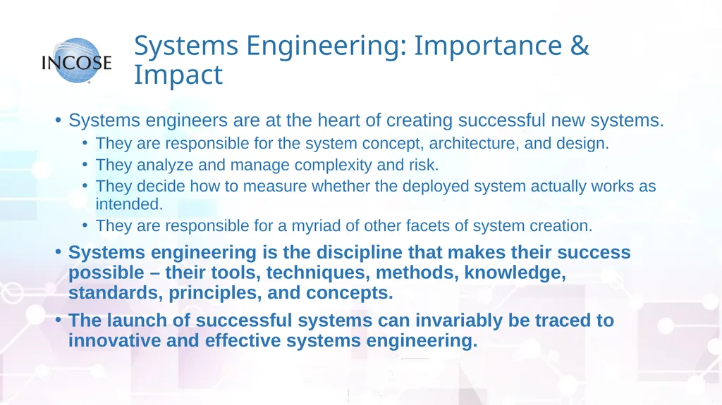The International Council on Systems Engineering A - slide 2 of 30