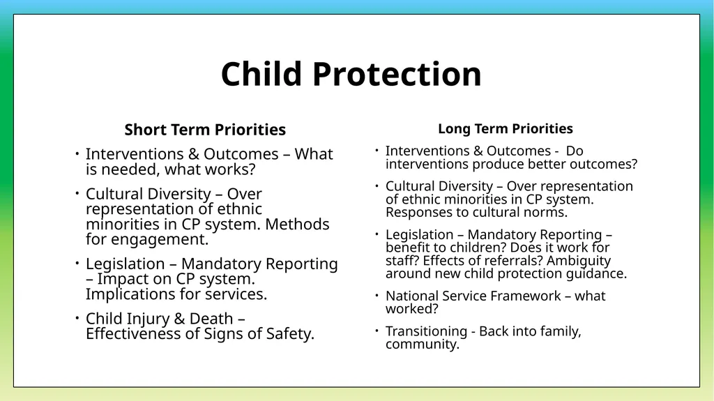 Research Needs Analysis Dr Rosemary Crosse and Dr - slide 7 of 19