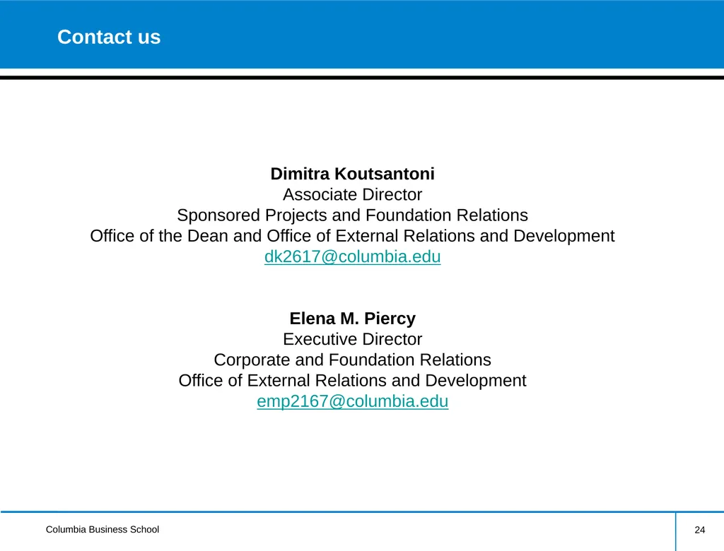 External Research Funding Information Session - slide 24 of 24