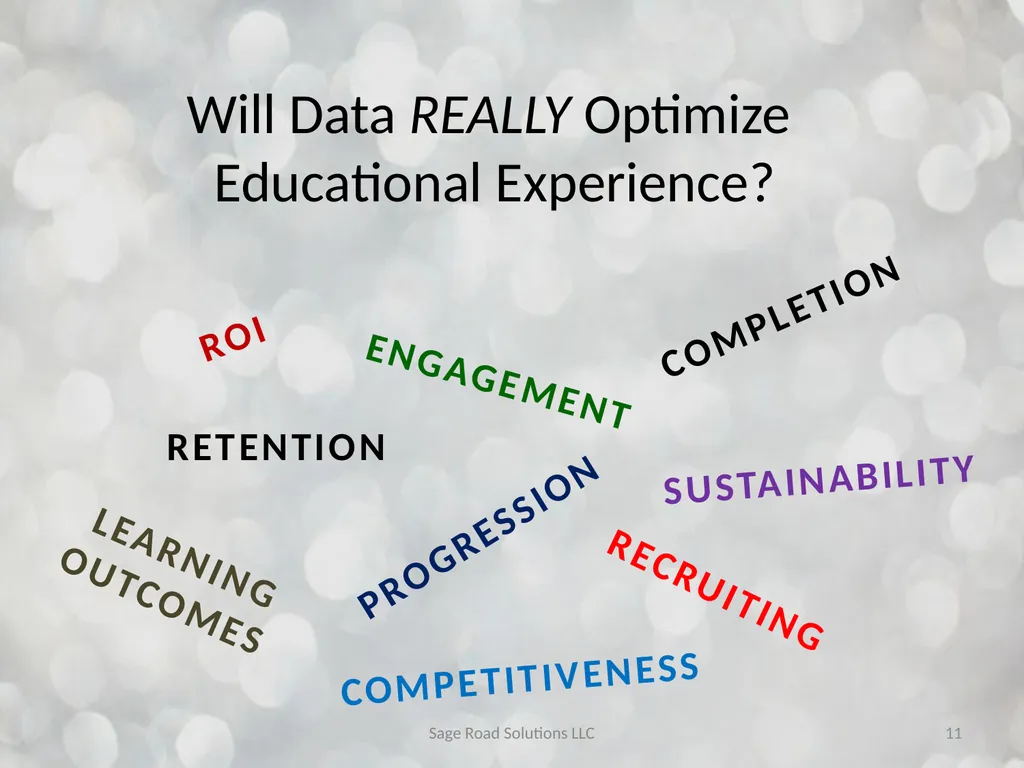 Big Data Meets Learning Analytics Ellen Wagner - slide 11 of 27