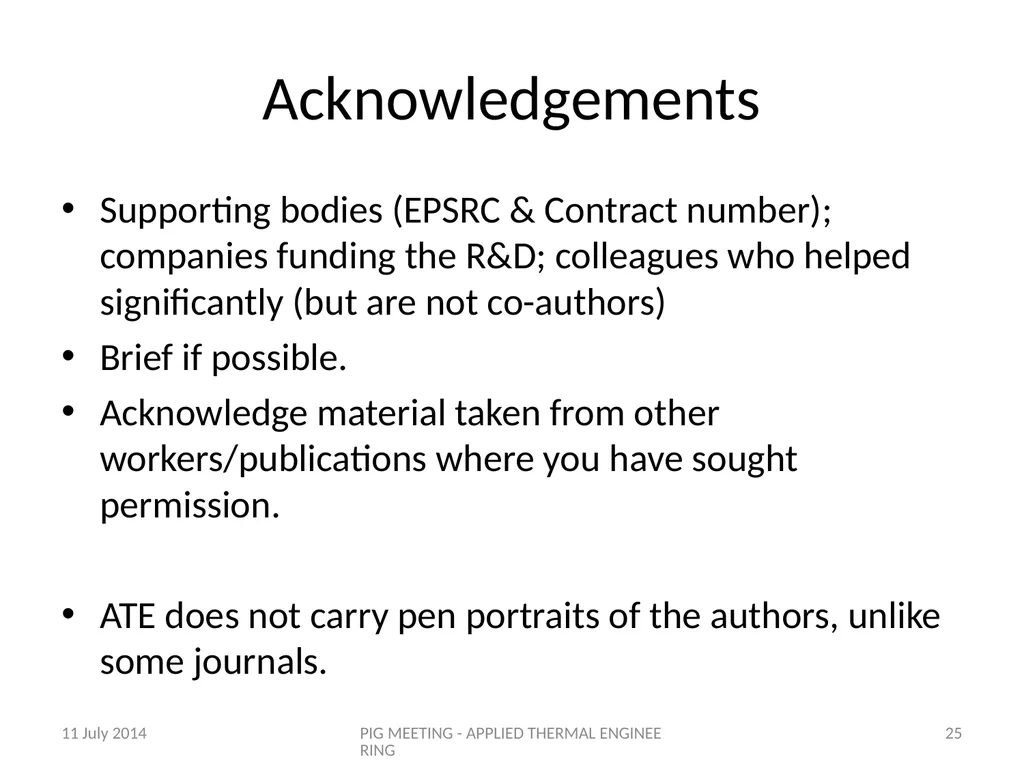 A Good Paper for Applied Thermal Engineering Prof. - slide 25 of 29