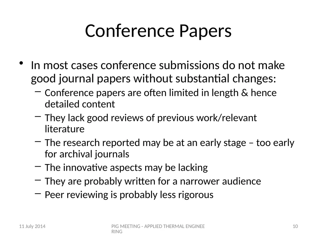 A Good Paper for Applied Thermal Engineering Prof. - slide 10 of 29