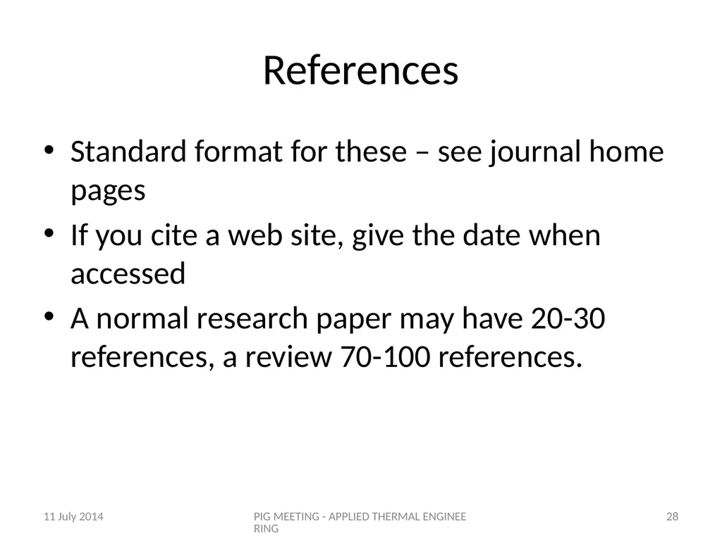 A Good Paper for Applied Thermal Engineering Prof. - slide 28 of 29