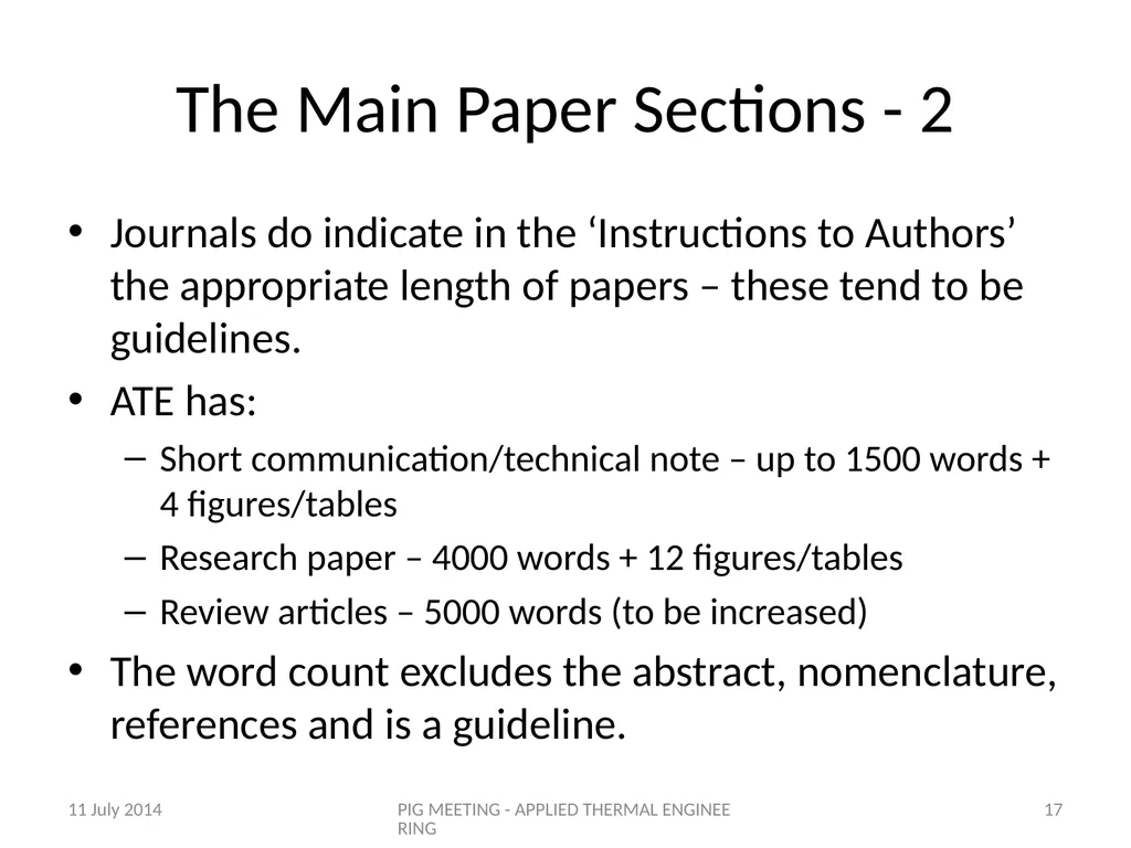 A Good Paper for Applied Thermal Engineering Prof. - slide 17 of 29