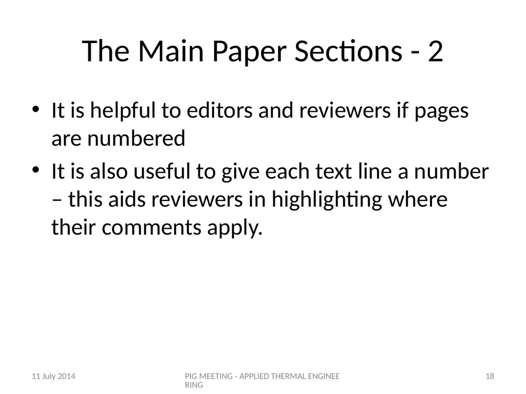 A Good Paper for Applied Thermal Engineering Prof. - slide 18 of 29