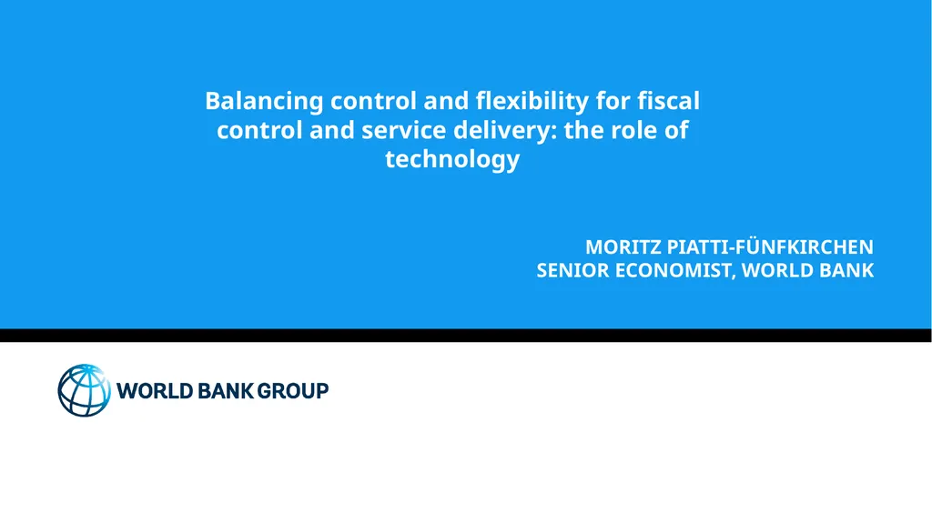 Balancing control and flexibility for fiscal - slide 1 of 7