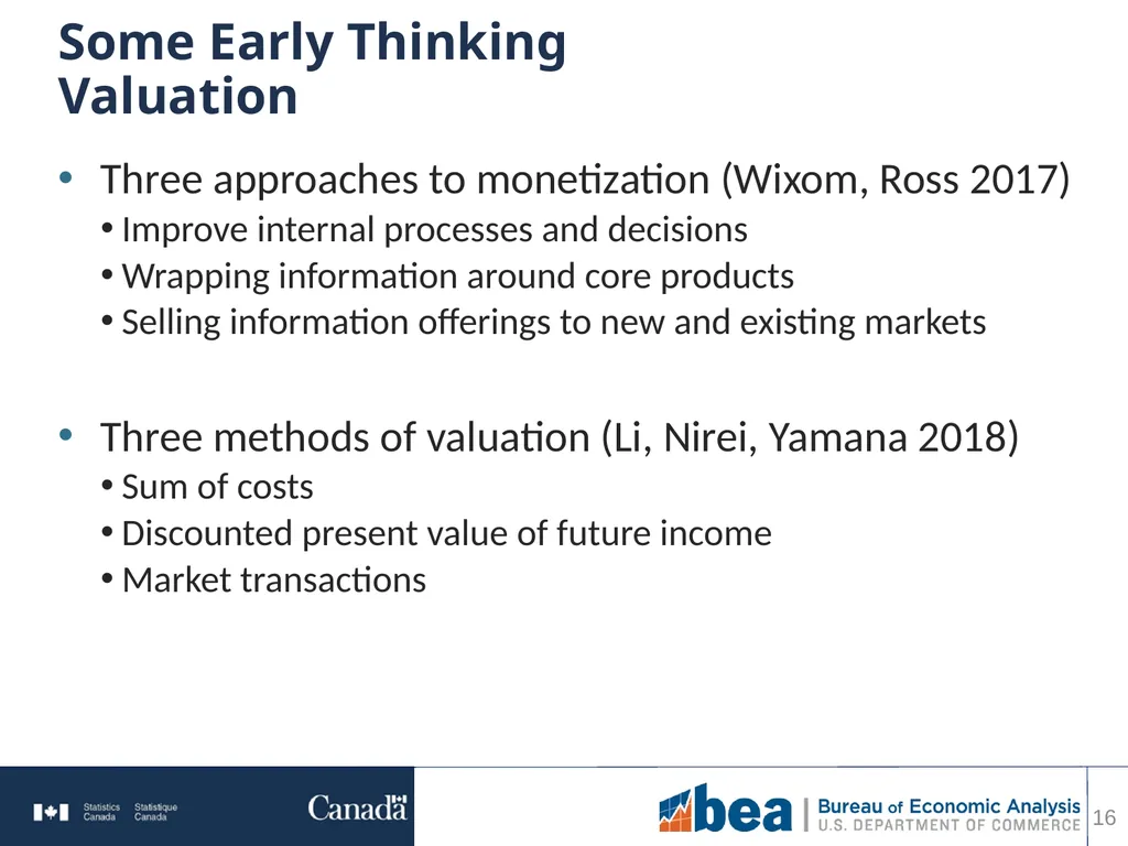 Towards a measurement framework for data 1 Erich - slide 16 of 20