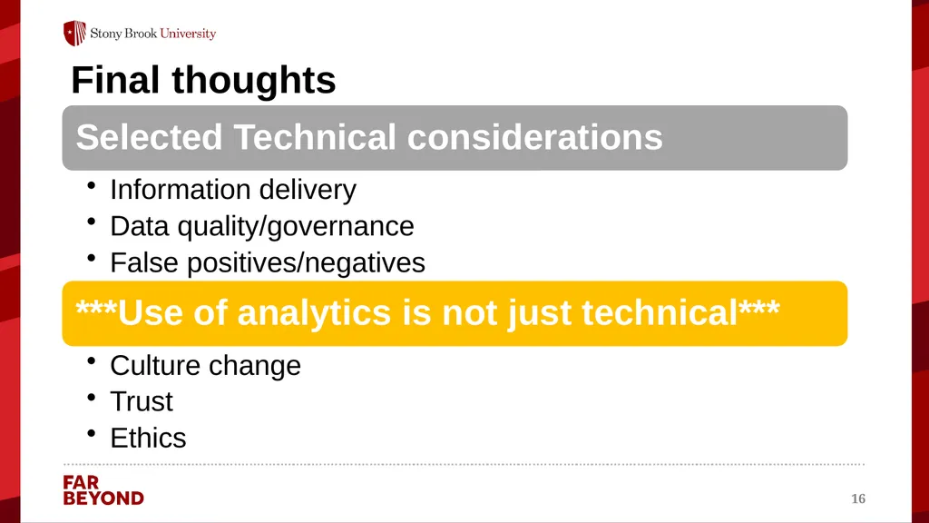 Using Advanced Analytics to Boost Student Success - slide 16 of 16