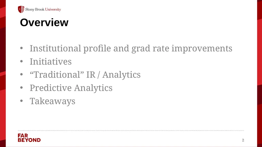 Using Advanced Analytics to Boost Student Success - slide 2 of 16