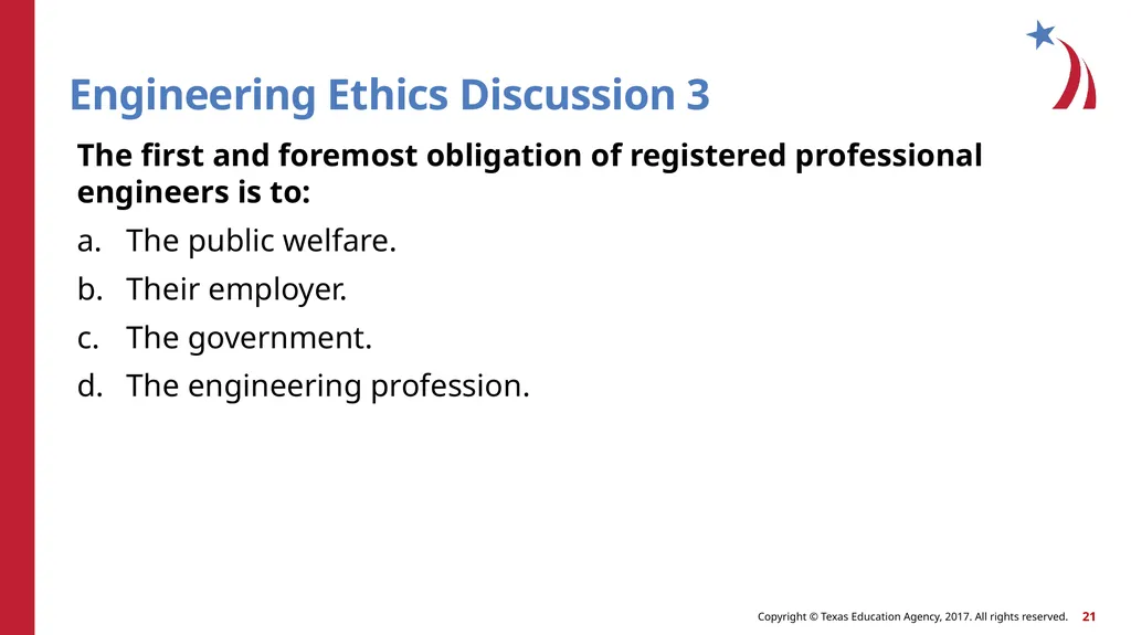 Concepts of Engineering and Technology Ethics in - slide 21 of 33