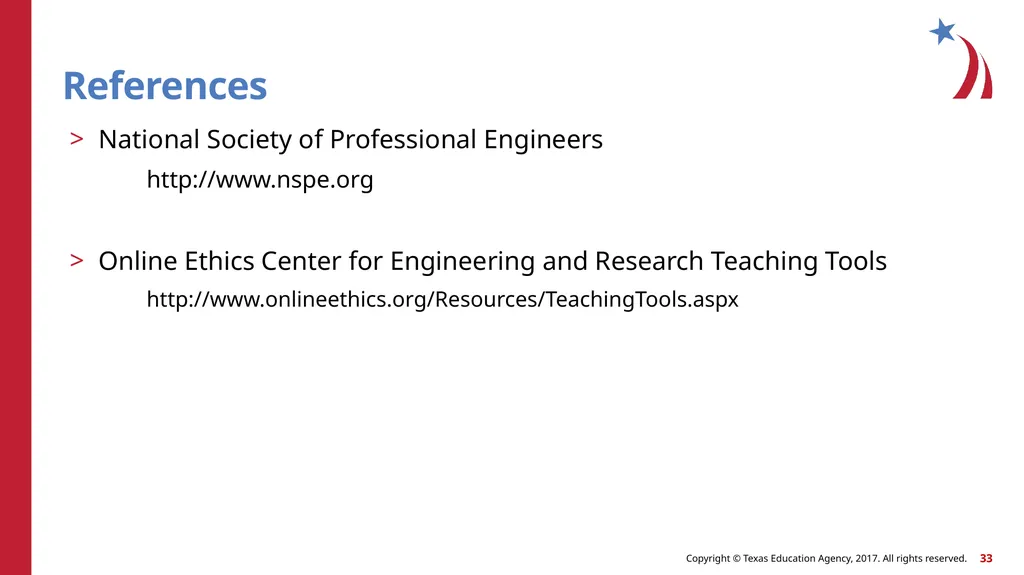 Concepts of Engineering and Technology Ethics in - slide 33 of 33