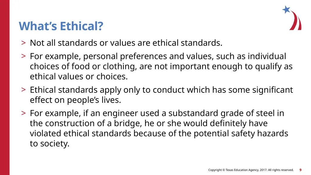 Concepts of Engineering and Technology Ethics in - slide 9 of 33