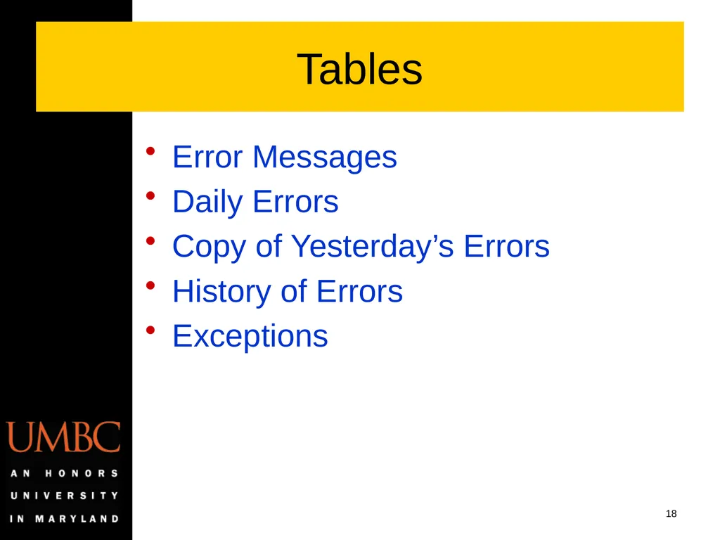 Reporting Data Kwality Issues Mike Glasser Office - slide 18 of 40