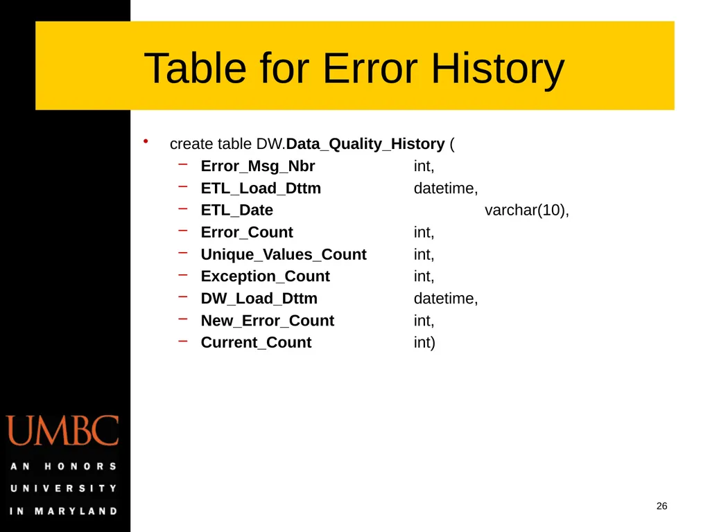 Reporting Data Kwality Issues Mike Glasser Office - slide 26 of 40