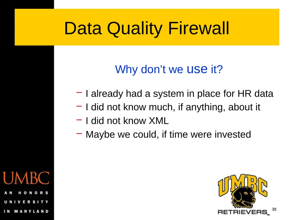 Reporting Data Kwality Issues Mike Glasser Office - slide 38 of 40