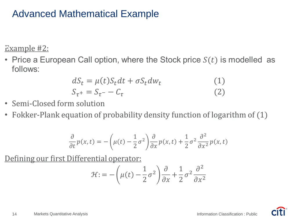 Péter Szőke, Quantitative Analyst – Assistant Vice - slide 14 of 25