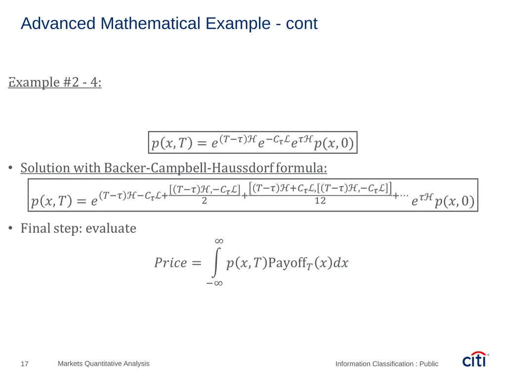 Péter Szőke, Quantitative Analyst – Assistant Vice - slide 17 of 25