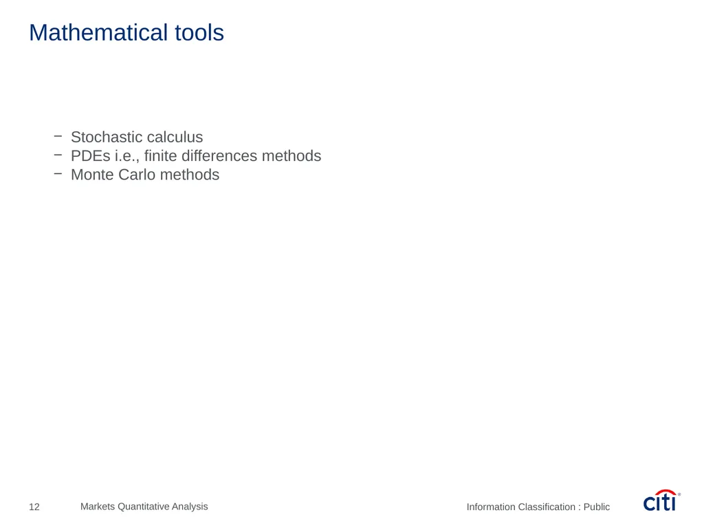 Péter Szőke, Quantitative Analyst – Assistant Vice - slide 12 of 25