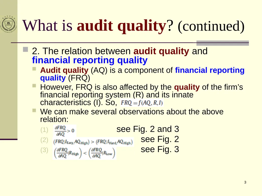 1 An Overview of Archival Auditing Research 谢宏 - slide 3 of 11