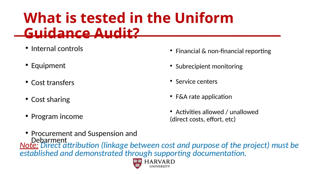 Uniform Guidance Audit: Overview, Timeline and - slide 5 of 8