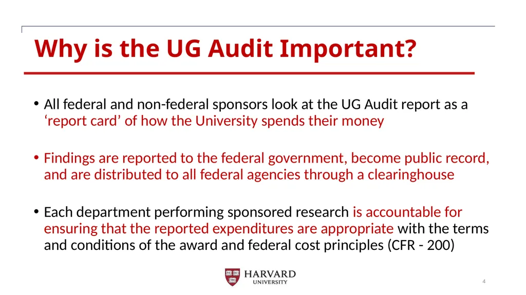 Uniform Guidance Audit: Overview, Timeline and - slide 4 of 8