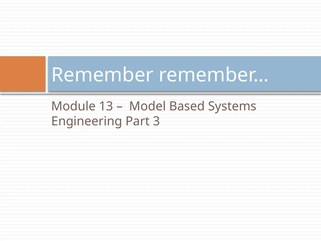 SENG 5130 Systems engineering processes Module 14 - slide 64 of 66