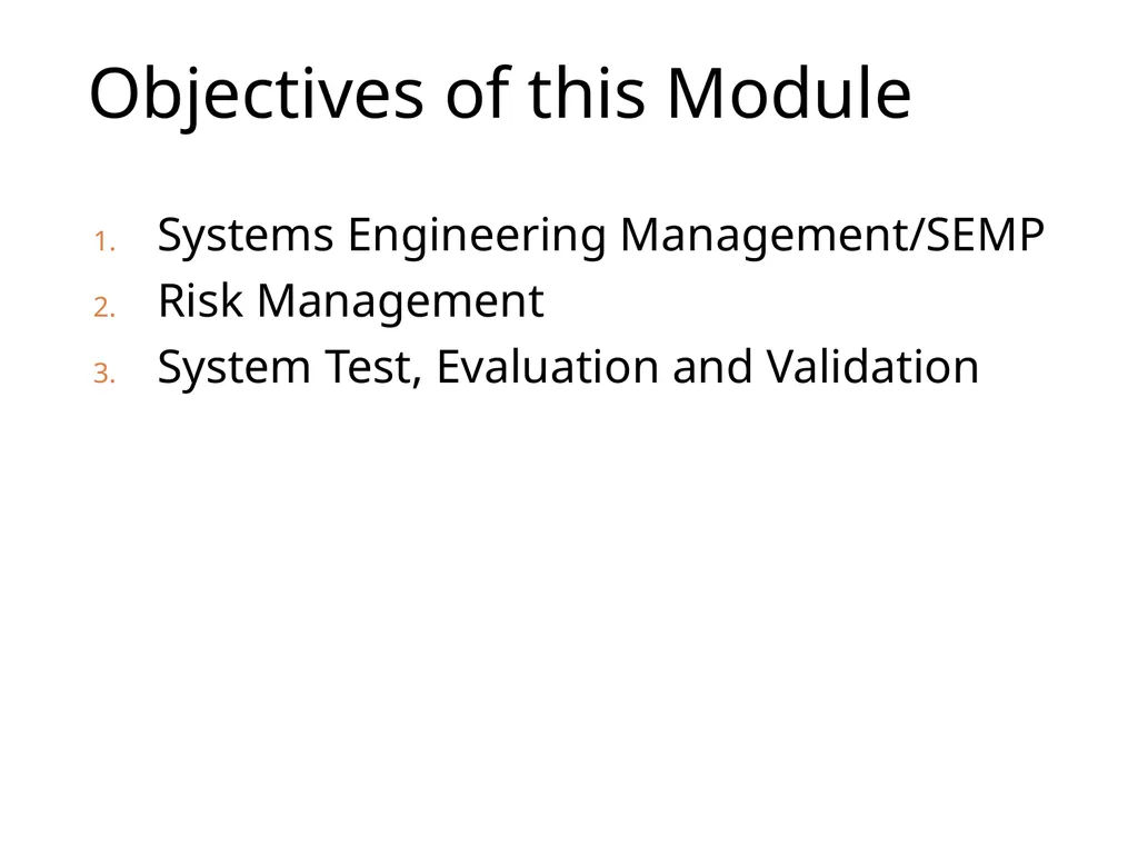 SENG 5130 Systems engineering processes Module 14 - slide 30 of 66