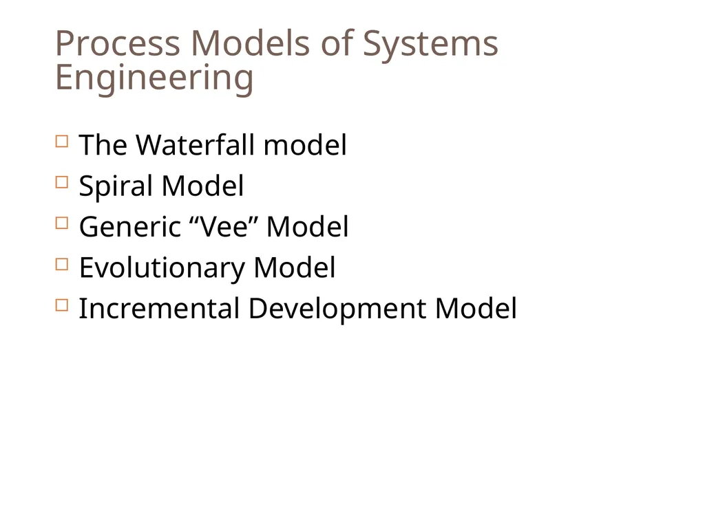 SENG 5130 Systems engineering processes Module 14 - slide 10 of 66
