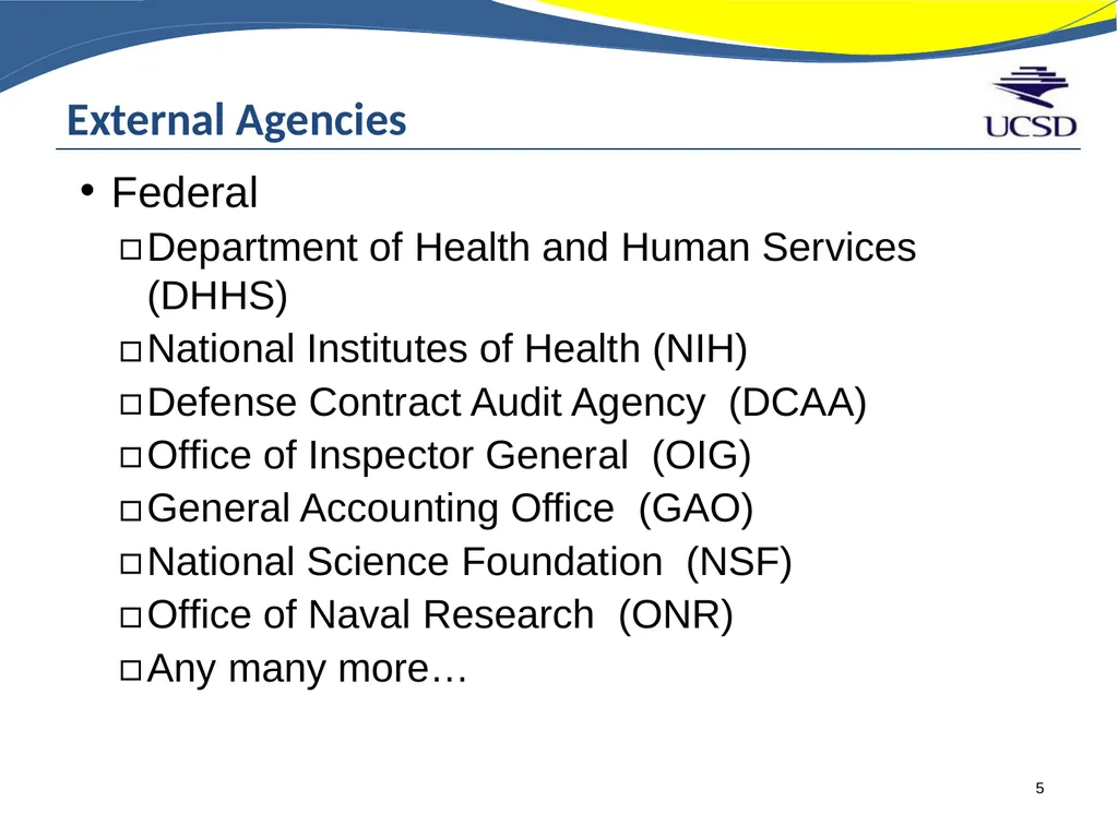 WHAT TO EXPECT IN AN EXTERNAL AUDIT OR - slide 5 of 13