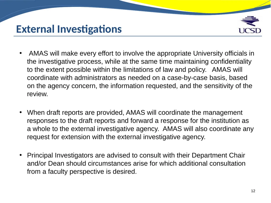WHAT TO EXPECT IN AN EXTERNAL AUDIT OR - slide 12 of 13
