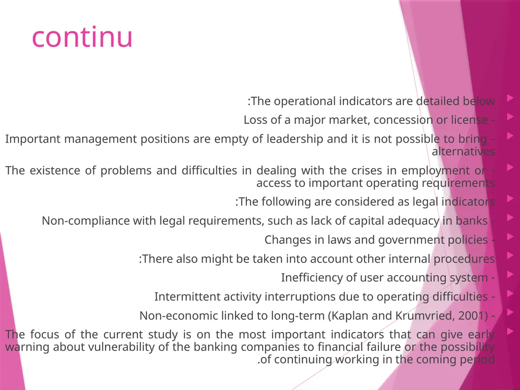 Identification of the most important early - slide 5 of 6